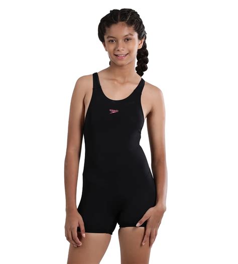 Buy Speedo Essential Endurance Plus Legsuit Black-Fandango-Pink ...