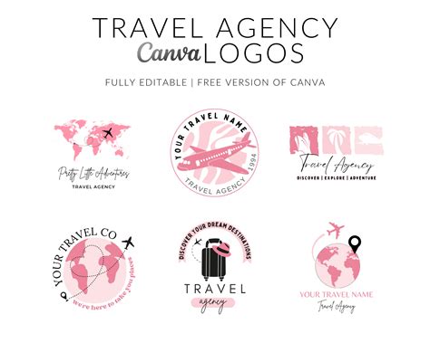 Travel Agency Logos, Travelling Logos, Travel Company Logo, Travel Business, Feminine, Elegant ...