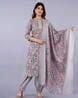 Buy Grey Kurta Suit Sets for Women by DORIYA Online | Ajio.com