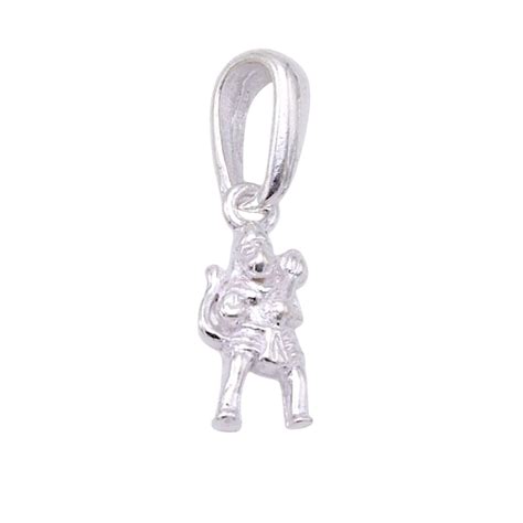 925 Sterling Silver Hanuman Ji Pendant With Red Thread – LBV