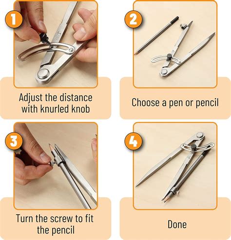 Mr. Pen- Professional Compass for Woodworking, 8 India | Ubuy