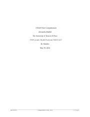 Image result for Example of Comprehensive Geriatric Soap Note