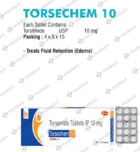 TORSECHEM 10MG TABLET 15'S Price, Uses, Side Effects & Substitutes ...