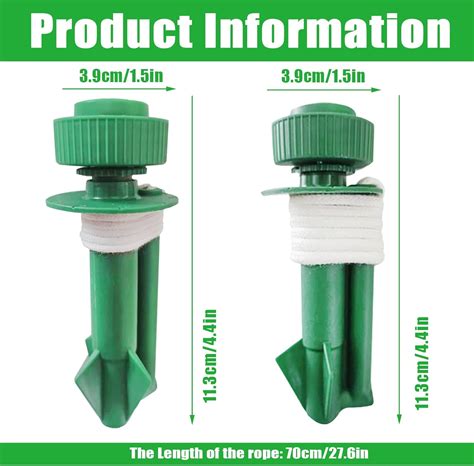 WEKANG Self Watering Spikes with Capillary Wick Cord, India | Ubuy