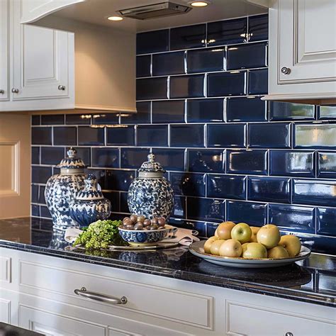 17+ Blue Kitchen Backsplash Designs for a Serene Cooking Space • ArtFasad