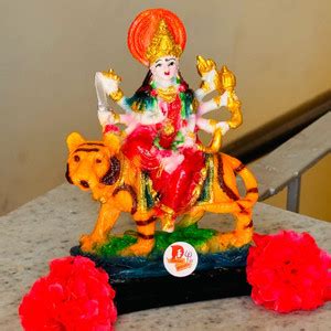 sanskaari Marble Goddess Maa Durga Devi Idol Handicraft Statue ...