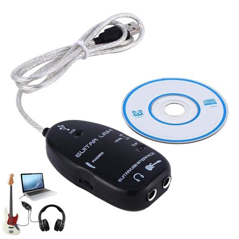 USB Guitar Link Cable | USB Guitar Effects Cable,Link Cable Interface ...