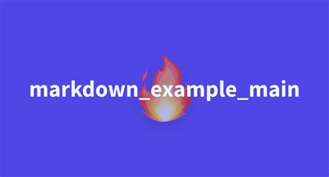 Image result for MarkDown Example