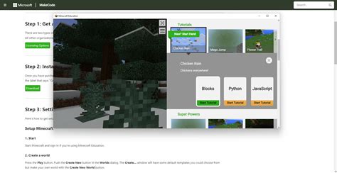 Microsoft Maker Code Minecraft Tutorial 的图像结果