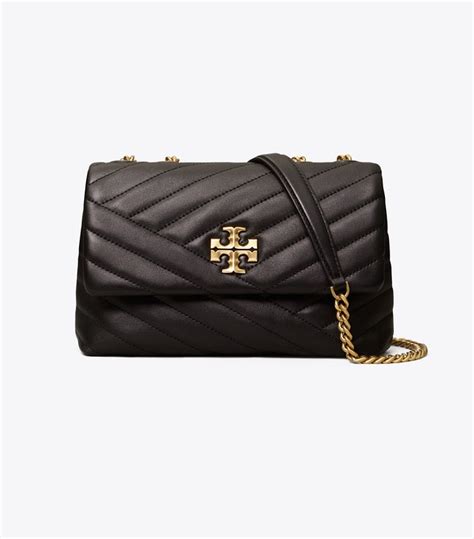Tory Burch Small Kira Chevron Convertible Shoulder Bag Black – Kicks ...