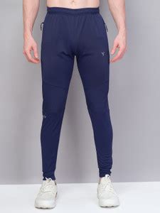 TECHNOSPORT Solid Men Dark Blue Track Pants - Buy TECHNOSPORT Solid Men ...