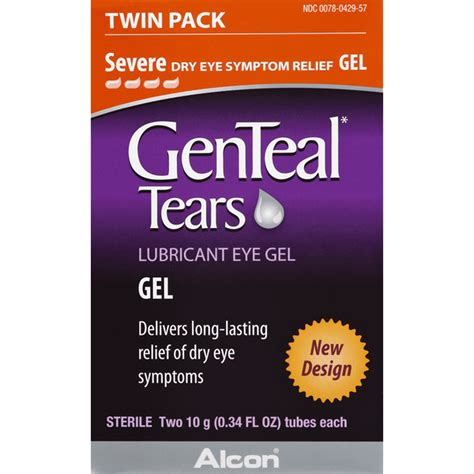 GENTEAL Tears Eye Gel, Lubricant, Severe Dry Eye Relief, Extra Value ...