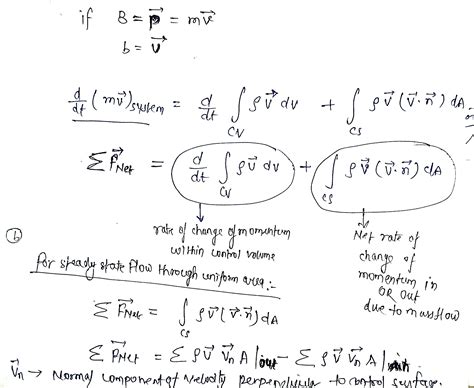 [Solved] Starting with Reynolds transport theorem equation and a nozzle ...