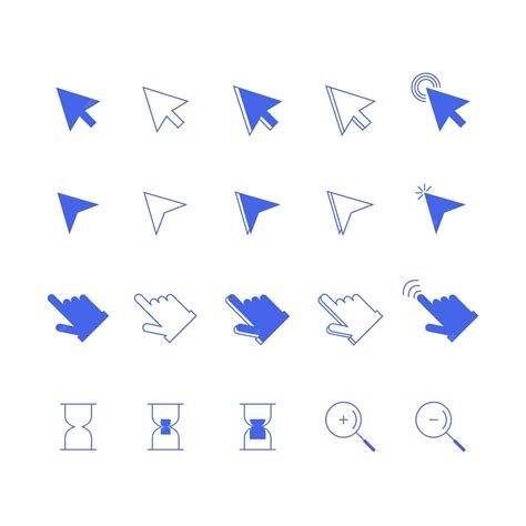 Mouse Cursor Designs 的图像结果