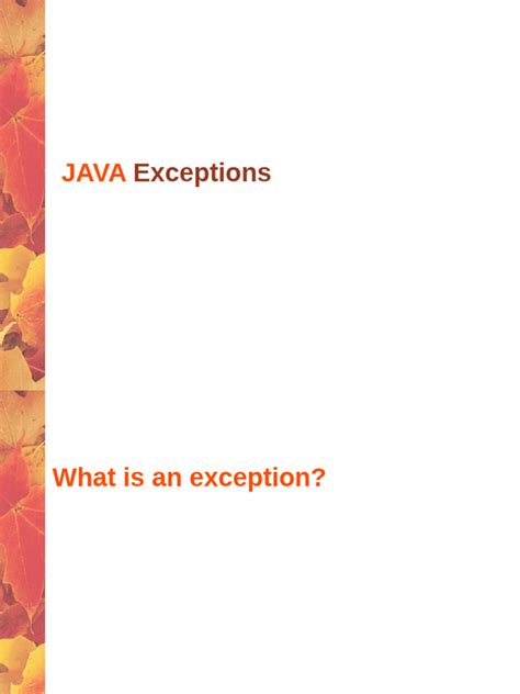 Image result for Java Exceptions Language