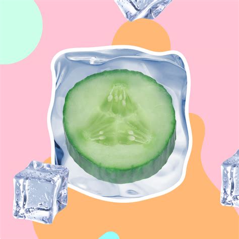 Is the viral frozen cucumber trend actually good for your skin? - The ...