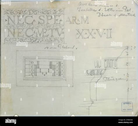 Mantua, Palazzo Ducale, Room of Isabella d'Este, Architectural Details ...