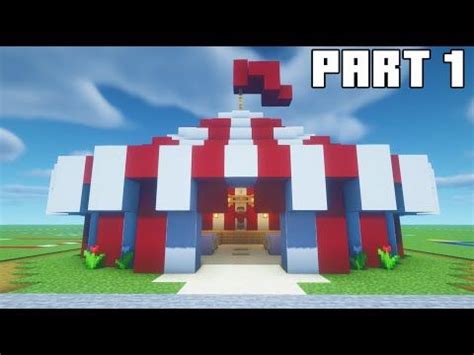 Minecraft Circus Tent Tutorial 的图像结果