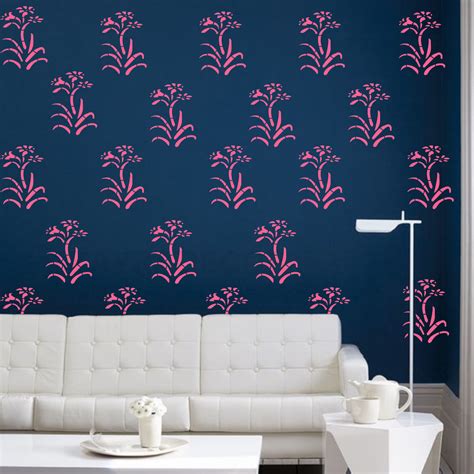 Plant Wall Design Stencil (KHSNT020) – Kayra E Commerce Private Limited
