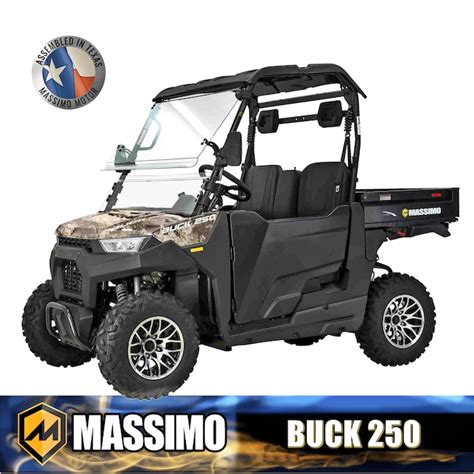 Massimo Buck 250 2WD 177cc Gas UTV Camo in the UTVs & Golf Carts ...