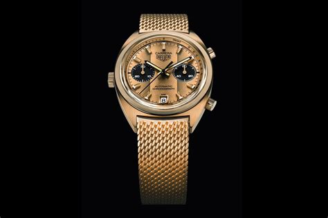 Solid Gold Tag Heuer Carrera Watch | Uncrate