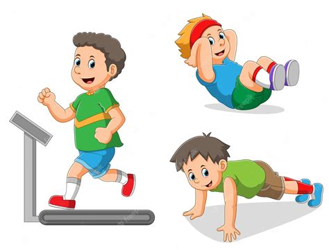 boy gyms #3552914 | Clipart Library