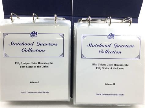 Lot - Statehood Quarters Collection Vol 1 & 2