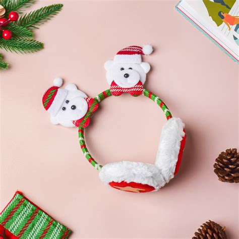Bear Winter Earmuffs For Christmas Online - Premium Earmuffs | Nestasia