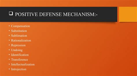 DEFENCE MECHANISMS.pptx it includes defence mechanism introduction ...