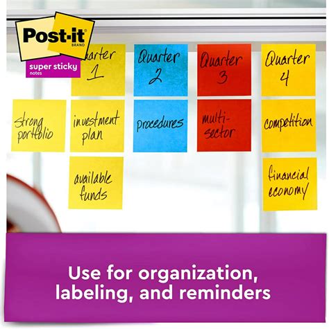 Buy Post-it Notes Limited Edition Super Sticky Color Collection, 3x3 in ...