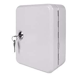 ADDCART 20 Hook Metal Wall Mount Security Key Cabinet Storage Box with ...