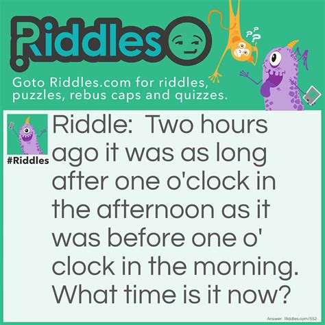 What Time Is It?... Riddle And Answer | Riddles.com