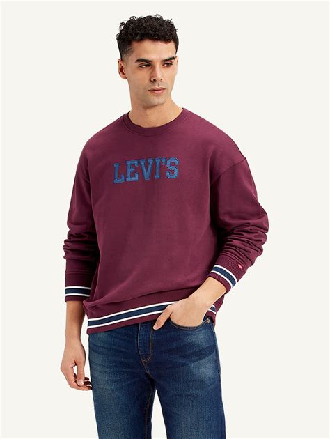 Men's Brand Logo Crew Neck Sweatshirt – Levis India Store