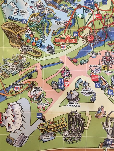 Interesting changes to the 2019 Canada’s Wonderland map. Windseeker stopped using Viagra, and ...