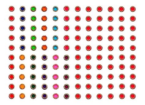 VAMA Bindhee Kumkum Sindoor Pottu Bindhi Sticker Bindi For Women Fancy ...