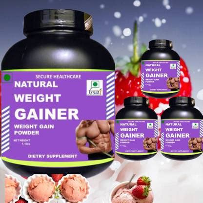 hindustan herbal Natural Weight Gainer, Body Growth Supplements, Flavor ...