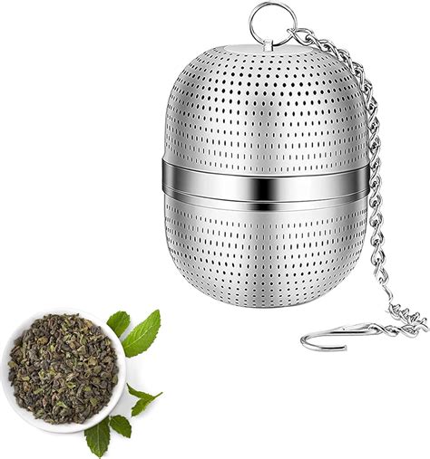 NAYAGOGO Tea Infuser for Loose Tea, Stainless Steel Tea Ball Infuser ...