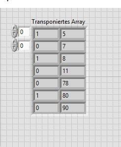 Image result for 2D Array in LabVIEW