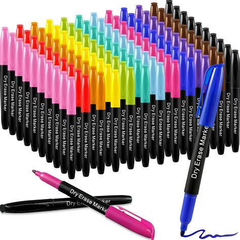 Amazon.com : Harloon 120 Pcs Dry Erase Markers Whiteboard Markers Fine ...