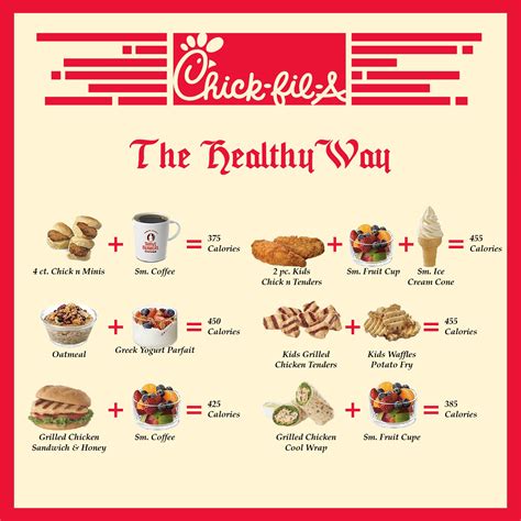 Chick-fil A Menu - 10 Free PDF Printables | Printablee