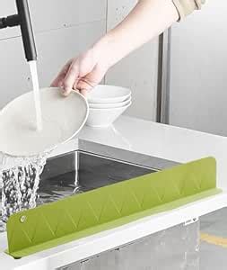 Sink Splash Guard, Water Splash Guard for Kitchen Sink, Green Kitchen ...
