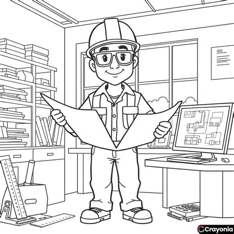 Engineer Coloring 的图像结果