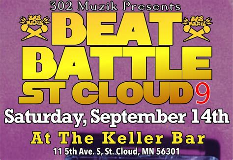 Beat Battle St. Cloud #9, Keller Bar, Saint Cloud, 14 September to 15 ...