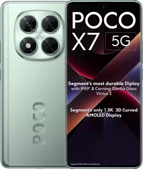 Poco X7 5G 256 GB 8 GB vs Xiaomi Poco F1: Compare Specifications, Price | Gadgets Now