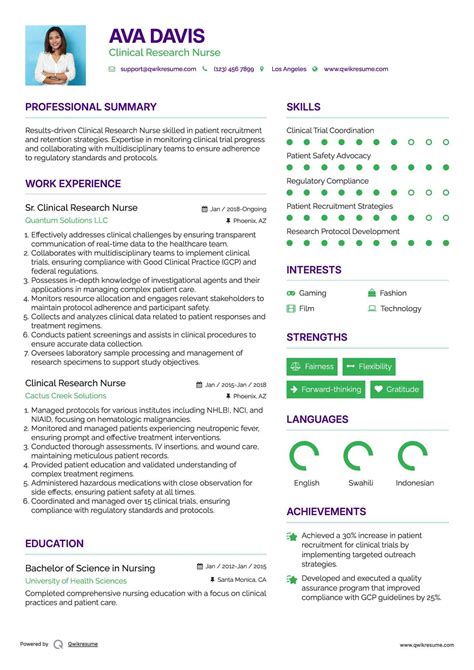10+ Clinical Research Nurse Resume Samples & Templates for 2025