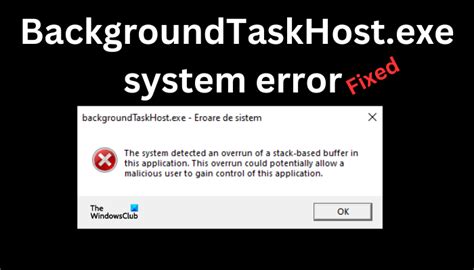 Image result for Backgroundtaskhost.exe Error