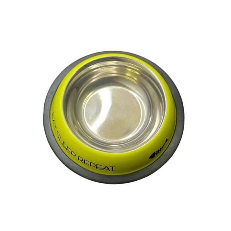 PETOLOGY Lime Green Printed Puppy Bowl (250 ml) – HalfPe