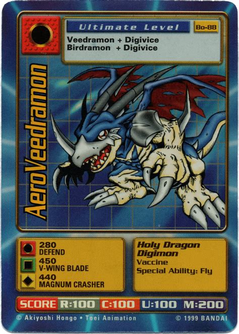 AeroVeedramon (BO-88) - Digimon Card Details - Digi-Battle