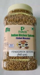 PRAKRITI METHI DANA-FENUGREEK SEEDS ORGANIK 400gm Price in India - Buy ...
