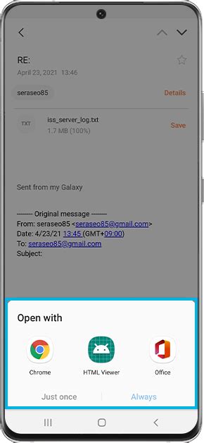 How to use the Samsung Email app and how to open attachments on a ...